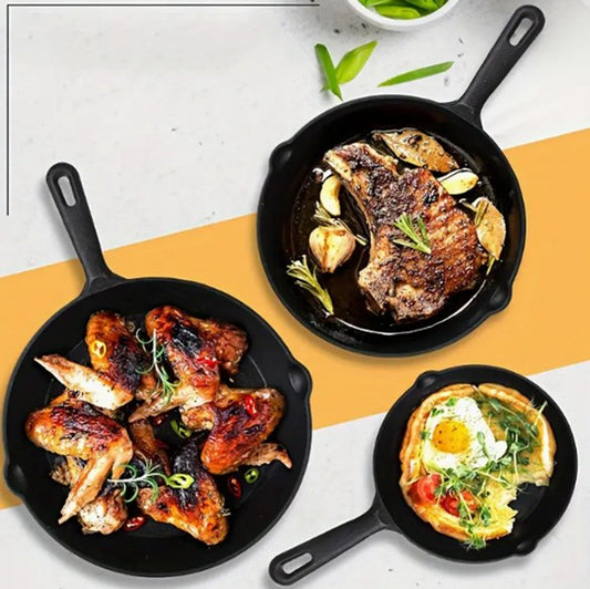 Cast Iron Pan Set - Planet