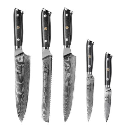 Damascus Kitchen KNIFE Set